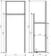 Миниатюра изображения товара Вешалка для одежды Allerd 120 Rion 120x45 / 1070200000 (черный муар)