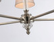 Миниатюра изображения товара Люстра Ambrella LH71001/5 BN/WH (никель/белый)