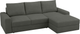 Миниатюра изображения товара Диван угловой Mio Tesoro Elke Optima Правый (Velutto 32/темно-серый)