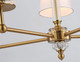 Миниатюра изображения товара Люстра Ambrella LH71021/5 BS/WH (латунь/белый)