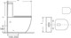 Миниатюра изображения товара Сливной бачок Saniteco KW-T003B-R