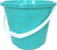 Миниатюра изображения товара Ведро БЗПИ Лайт 24c957-3567 (7л, бирюзовый, без крышки)