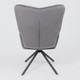 Миниатюра изображения товара Кресло мягкое AksHome Colorado New поворотное (темно-серый велюр HCJ-40/черный)