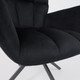 Миниатюра изображения товара Кресло мягкое AksHome Colorado New поворотное (черный велюр HCJ-50/черный)
