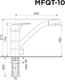 Миниатюра изображения товара Смеситель Maunfeld MFQT-10LBG (светло-бежевый)
