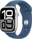 Миниатюра изображения товара Умные часы Apple Watch Series 10 GPS 42mm / MWWA3 (серебристый, синий ремешок S/M)