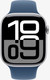 Миниатюра изображения товара Умные часы Apple Watch Series 10 GPS 42mm / MWWA3 (серебристый, синий ремешок S/M)