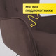 Миниатюра изображения товара Кресло офисное AksHome Bella XL  (Black/Velutto 24/велюр/темный шоколад)