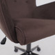 Миниатюра изображения товара Кресло офисное AksHome Bella XL  (Black/Velutto 24/велюр/темный шоколад)