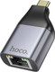 Миниатюра изображения товара Адаптер Hoco UA35 Type-C - RJ45 (металлик)