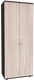 Миниатюра изображения товара Шкаф Интермебель К-001 (дуб венге/шимо светлый)