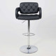 Миниатюра изображения товара Стул барный AksHome Elton (экокожа черный/хром)
