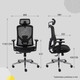 Миниатюра изображения товара Кресло офисное AksHome Magnus (черная сетка/алюминий)