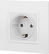 Миниатюра изображения товара Розетка ЭРА Elegance 14-2101-01М 2P+E Schuko / Б0065800 (белый матовый)