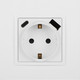 Миниатюра изображения товара Розетка ЭРА Elegance 14-4108-01М 2P+E 16A-250В / Б0067710 (белый матовый)