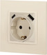 Миниатюра изображения товара Розетка ЭРА Elegance 14-4108-02 2P+E 16A-250В / Б0067725 (слоновая кость)