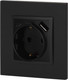 Миниатюра изображения товара Розетка ЭРА Elegance 14-4108-05 2P+E 16A-250В / Б0067724 (антрацит)