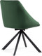 Миниатюра изображения товара Стул Woodville Окленд поворотный (темно-зеленый/черный)