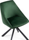 Миниатюра изображения товара Стул Woodville Окленд поворотный (темно-зеленый/черный)