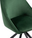 Миниатюра изображения товара Стул Woodville Окленд поворотный (темно-зеленый/черный)