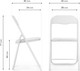 Миниатюра изображения товара Стул складной Woodville Fold 1 / 15478 (white/white)