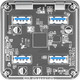 Миниатюра изображения товара USB-хаб Orico MH4U-U3-10-CR-BP (прозрачный)