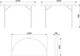 Миниатюра изображения товара Стол складной AksHome D122x74 (белый)
