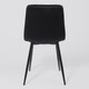 Миниатюра изображения товара Стул AksHome Dallas (черный велюр Nara 19/черный)