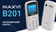 Миниатюра изображения товара Мобильный телефон Maxvi B201 (черный)