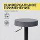 Миниатюра изображения товара Табурет барный AksHome Lemma (серый велюр/черный)