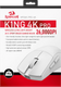 Миниатюра изображения товара Мышь Redragon K1ng 4K Pro / 72212 (белый)