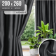 Миниатюра изображения товара Шторы Mio Tesoro Блэкаут 200x260 (2шт, черный)
