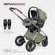Миниатюра изображения товара Детская универсальная коляска Tomix Adele 3 в 1 / S760/3 (оливковый)