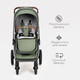 Миниатюра изображения товара Детская универсальная коляска Tomix Adele 3 в 1 / S760/3 (оливковый)