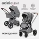 Миниатюра изображения товара Детская универсальная коляска Tomix Adele 2 в 1 / S760/2 (серый)