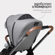Миниатюра изображения товара Детская универсальная коляска Tomix Adele 2 в 1 / S760/2 (серый)