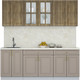 Миниатюра изображения товара Кухонный гарнитур Интерлиния Мила Шато 2.1А (дуб вотан/луна/опал светлый)