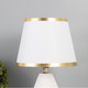 Миниатюра изображения товара Прикроватная лампа Risalux Нежность / 10683311 (белый/золото)