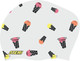 Миниатюра изображения товара Шапочка для плавания Atemi long hair cap Ice Cream HIT / TLH1ICH