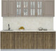 Миниатюра изображения товара Кухонный гарнитур Интерлиния Мила Шато 2.3А (луна/дуб вотан/опал светлый)