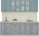Миниатюра изображения товара Кухонный гарнитур Интерлиния Мила Шато 2.3А (океан/керамика/опал светлый)