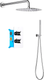 Миниатюра изображения товара Душевая система со смесителем Aquatek Европа AQ1376CR