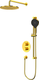 Миниатюра изображения товара Душевая система со смесителем Whitecross Y YSET09TOPGL (золото)