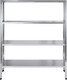 Миниатюра изображения товара Стеллаж металлический Luxstahl Кухонный СР-1800x1300x500/4 / мко139