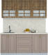 Миниатюра изображения товара Кухонный гарнитур Интерлиния Мила Шато 1.8Б (дуб вотан/луна/опал светлый)
