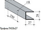 Миниатюра изображения товара Профили для гипсокартона ГлобалМетСнаб Потолочный ППН 28-27-А-1-0.4-L (27x28 0.4мм)