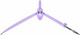 Миниатюра изображения товара Циркуль Brauberg Geometry / 210698 (пастельный фиолетовый)