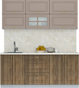 Миниатюра изображения товара Кухонный гарнитур Интерлиния Мила Шато 1.9Б (луна/дуб вотан/опал светлый)