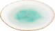 Миниатюра изображения товара Тарелка столовая обеденная Elan Gallery Кантри / 760106 (бирюзовый)
