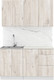Миниатюра изображения товара Кухонный гарнитур Артём-Мебель Оля СН-114 без стекла МДФ 1.4м (дуб флагстафф беленый)